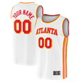 Friene Custom A.Hawks White Fast Break Replica Jerseys - Association Edition