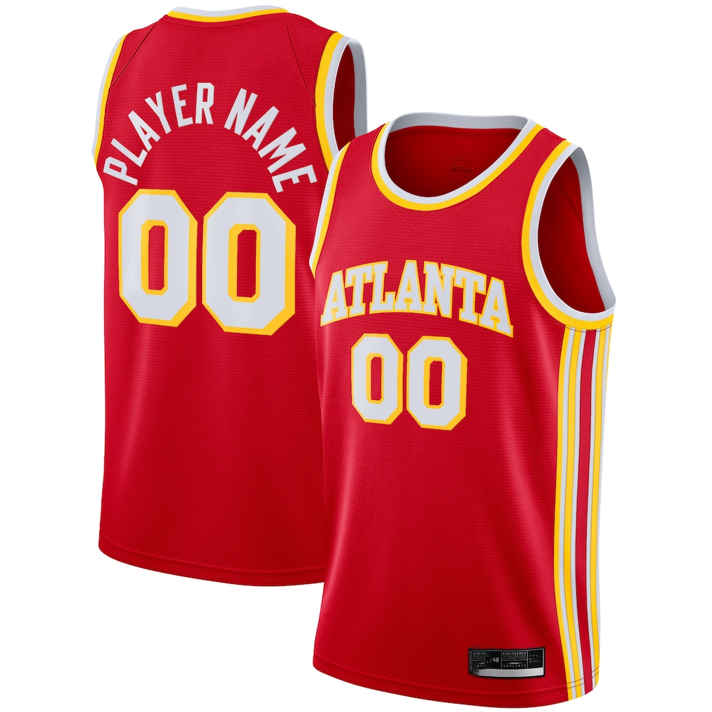 Friene Custom A.Hawks Red 202021 Swingman Jerseys - Icon Edition