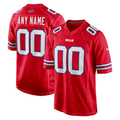 Friene Custom B.Bills Red Alternate Game Stitched Jerseys