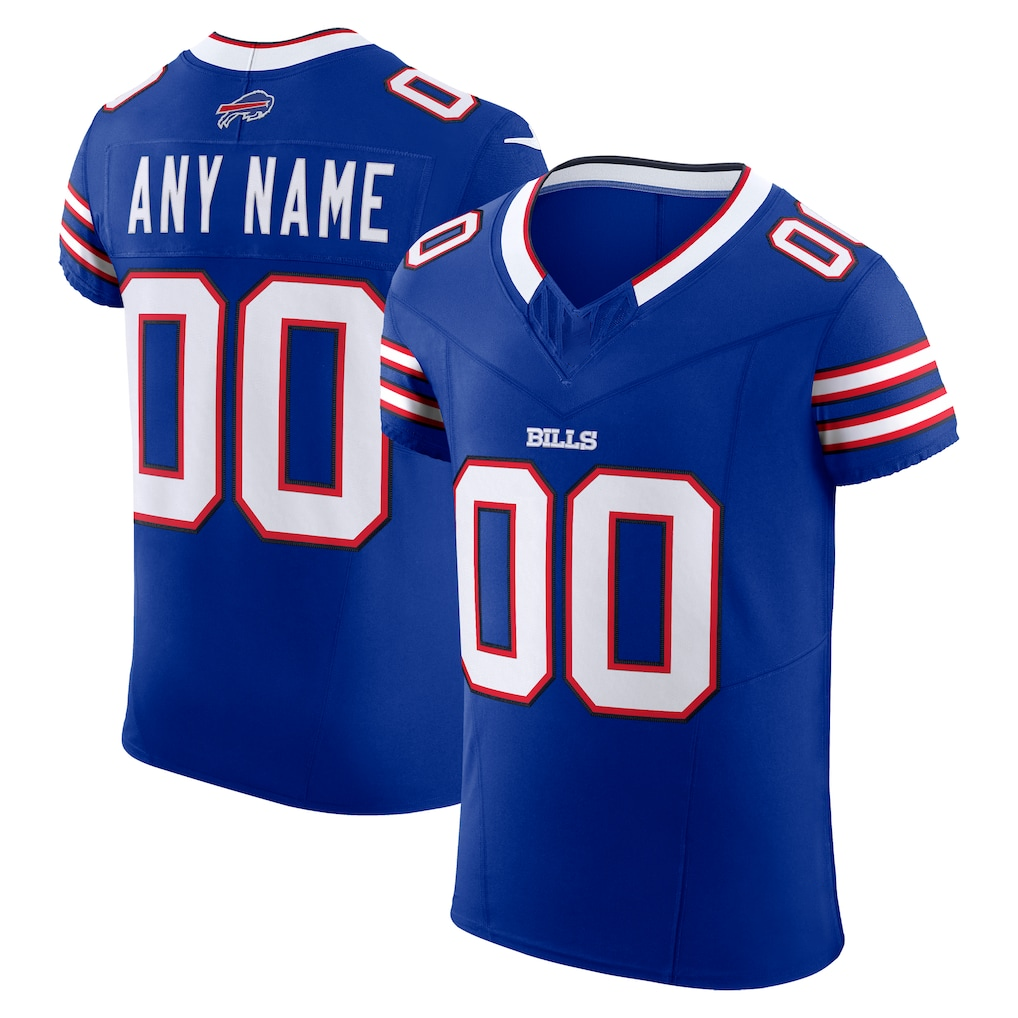 Friene Custom B.Bills Royal Vapor F.U.S.E. Elite Stitched Jerseys