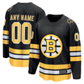 Friene Custom B.Bruins Black Home Breakaway Stitched Jerseys