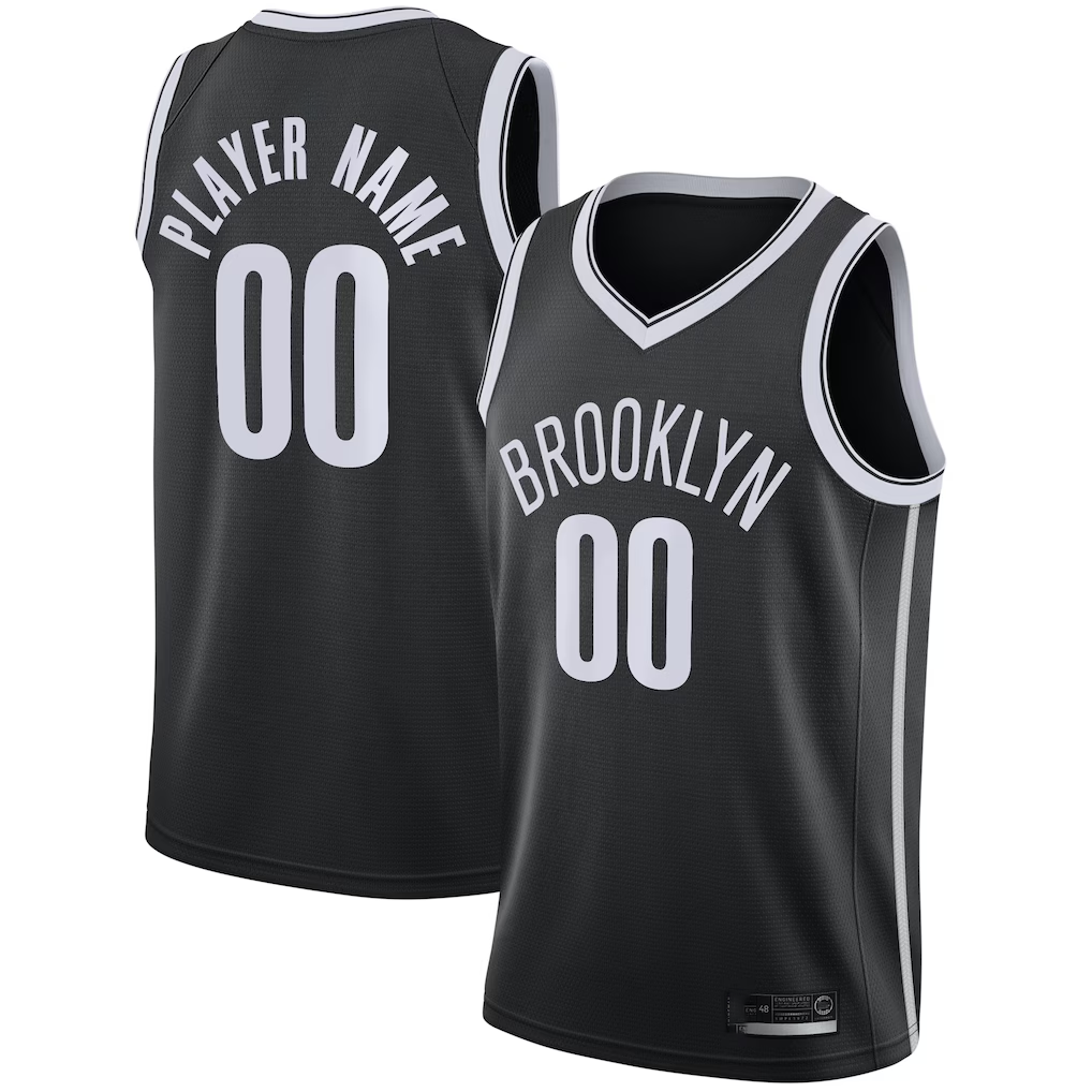 Friene Custom B.Nets Black Swingman Custom Jerseys - Icon Edition