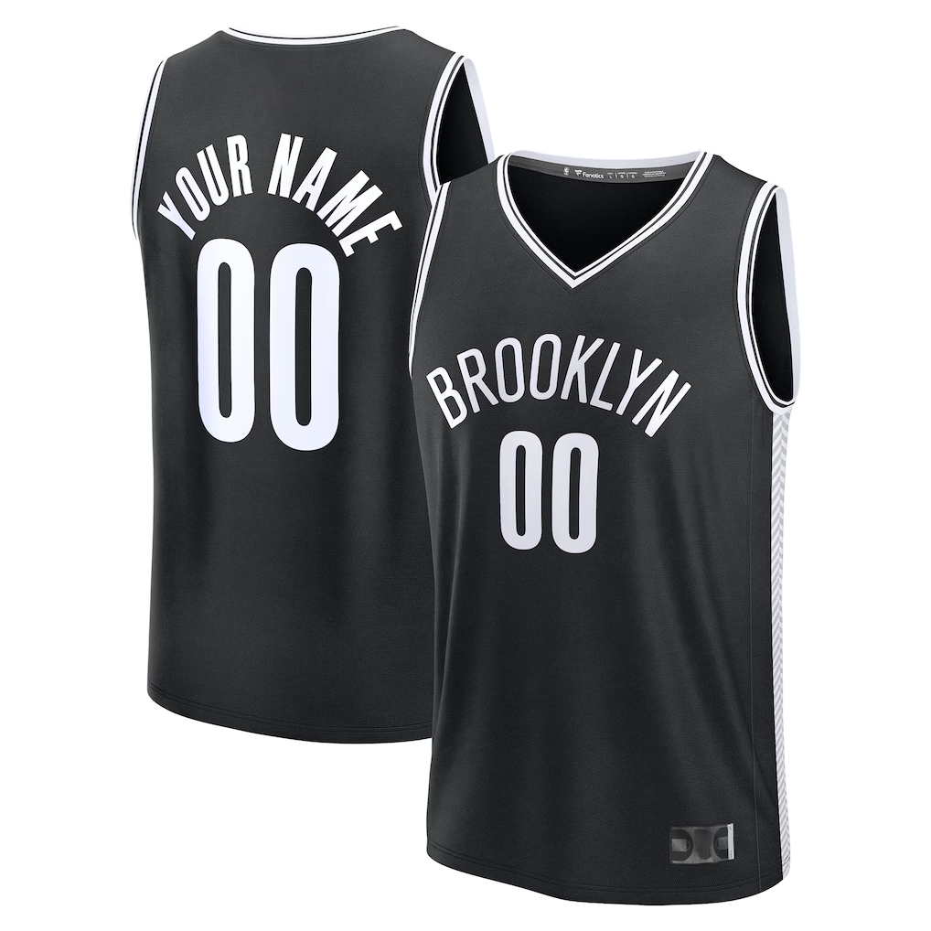 Friene Custom B.Nets Black Swingman Jerseys - Icon Edition
