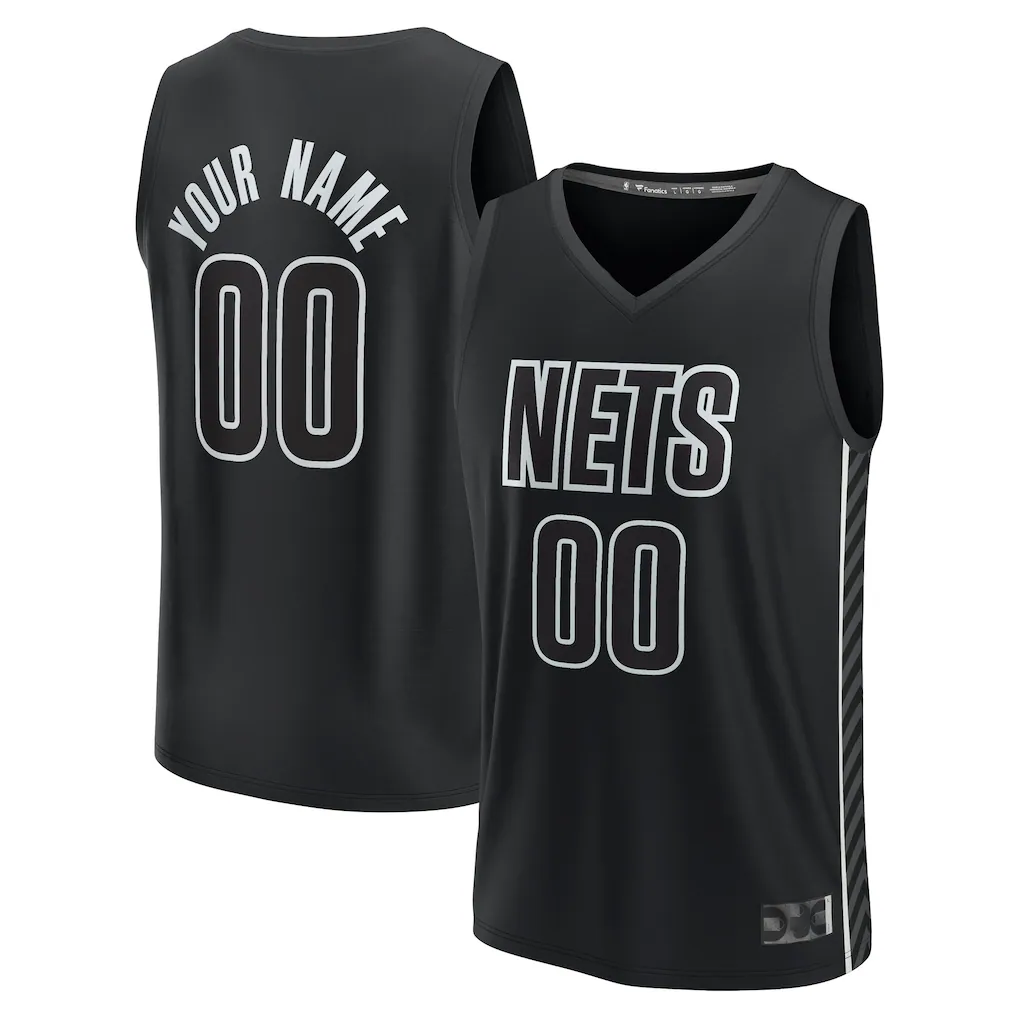 Friene Custom B.Nets Black Fast Break Jerseys - Icon Edition
