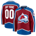 Friene Custom C.Avalanche Burgundy Home Premium Jerseys