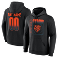 Friene Custom C.Bears Black Home Field Pop Personalized Name Number Hoodie Stitched Jerseys
