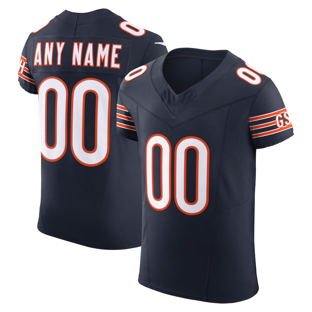 Friene Custom C.Bears Navy Vapor F.U.S.E. Elite  Stitched Jerseys
