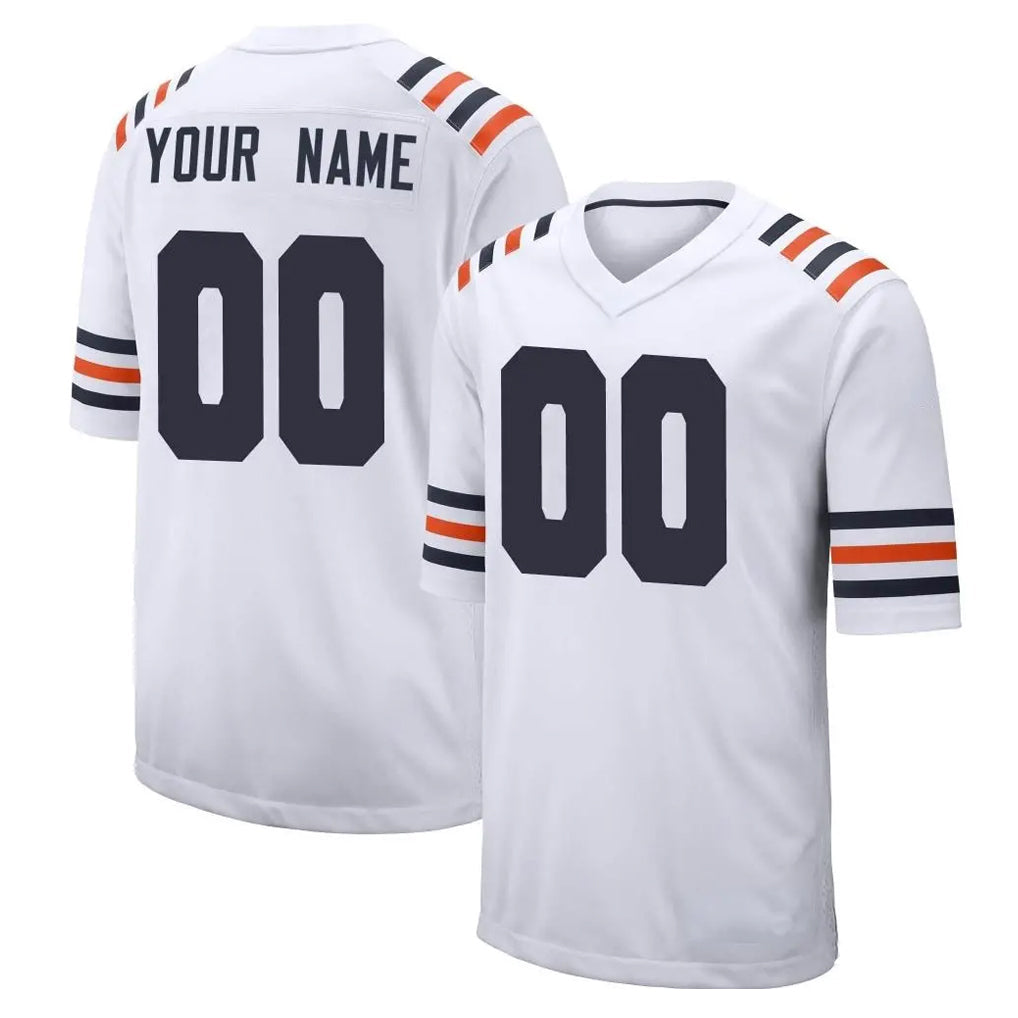 Friene Custom C.Bears White Classic Home Game Any Name & Numbers Stitched Jerseys