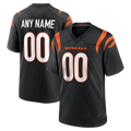 Friene Custom C.Bengals Black Game Stitched Jerseys