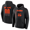 Friene Custom C.Bengals Black Home Field Pop Personalized Name & Number Hoodie Stitched Jerseys