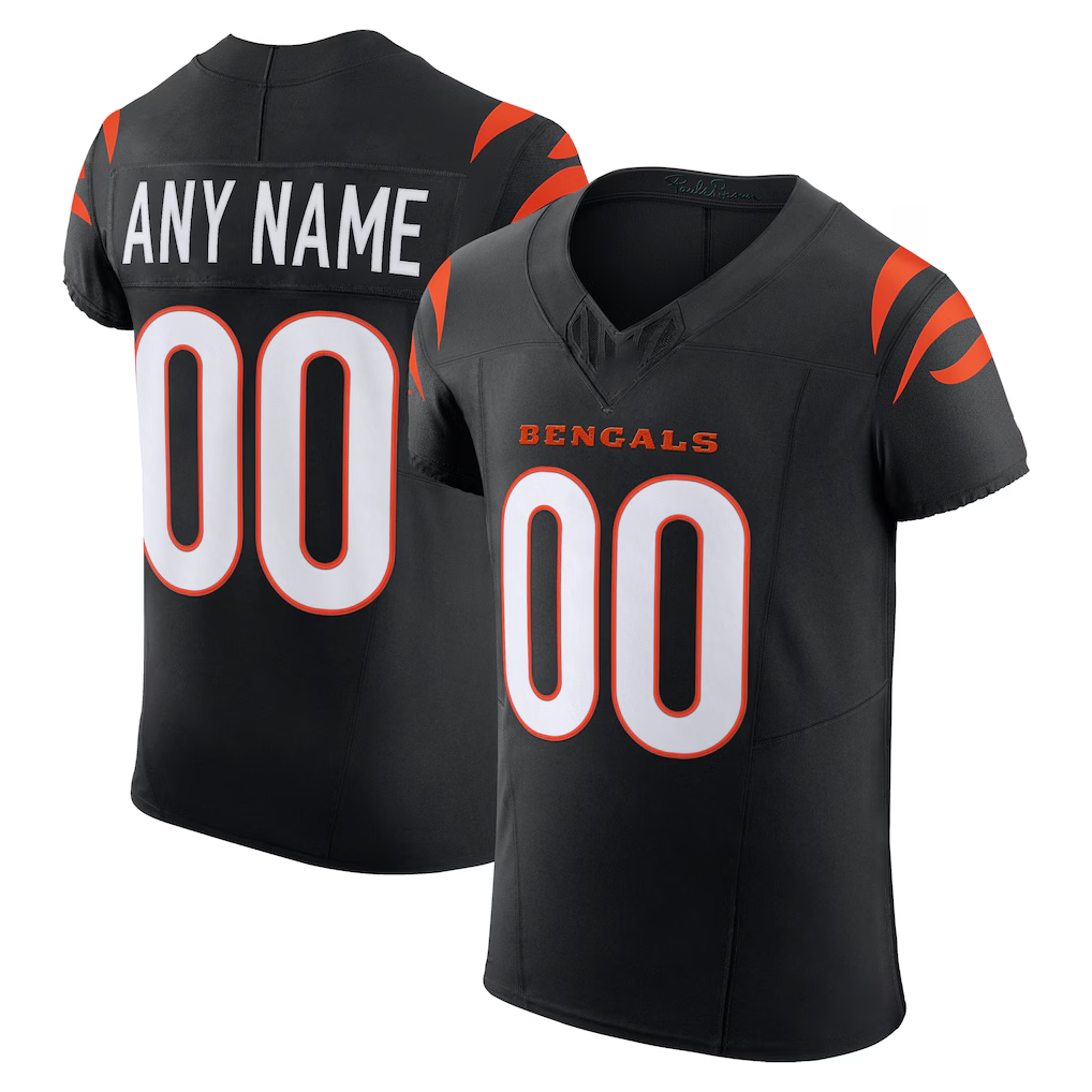 Friene Custom C.Bengals Black Team Vapor F.U.S.E. Elite Stitched Jerseys