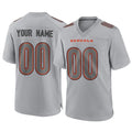 Friene Custom C.Bengals Gray Atmosphere Fashion Game Any Name & Numbers Stitched Jerseys