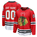 Friene Custom C.Blackhawks Red Centennial Breakaway Jerseys