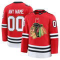 Friene Custom C.Blackhawks Red Centennial Premium Jerseys