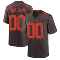 Friene Custom C.Browns Brown Alternate Home Game Any Name & Numbers Stitched Jerseys