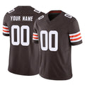 Friene Custom C.Browns Brown Vapor F.U.S.E. Limited Home Game Any Name & Numbers Stitched Jerseys