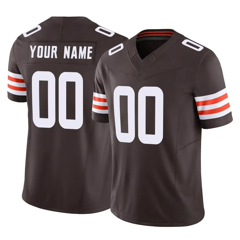 Friene Custom C.Browns Brown Vapor F.U.S.E. Limited Home Game Any Name & Numbers Stitched Jerseys