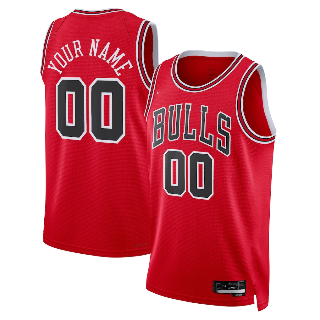 Friene Custom C.Bulls Red Swingman Jerseys - Icon Edition