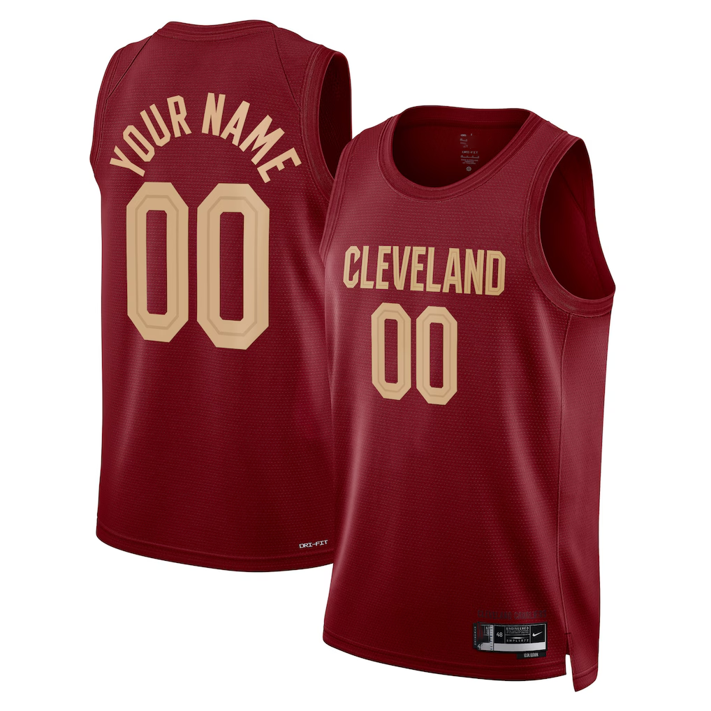 Friene Custom C.Cavaliers Burgundy Swingman Jerseys - Icon Edition