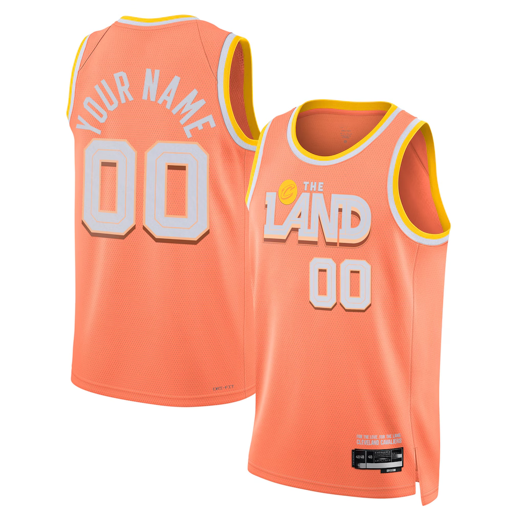 Friene Custom C.Cavaliers Orange 202526 City Edition Swingman Jerseys