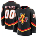 Friene Custom C.Flames Black Alternate Premium Jerseys