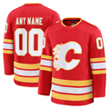 Friene Custom C.Flames Red Home Premium Jerseys