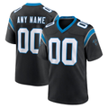 Friene Custom C.Panthers Black Game Stitched Jerseys