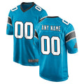 Friene Custom C.Panthers Blue Game Any Name & Numbers Stitched Jerseys
