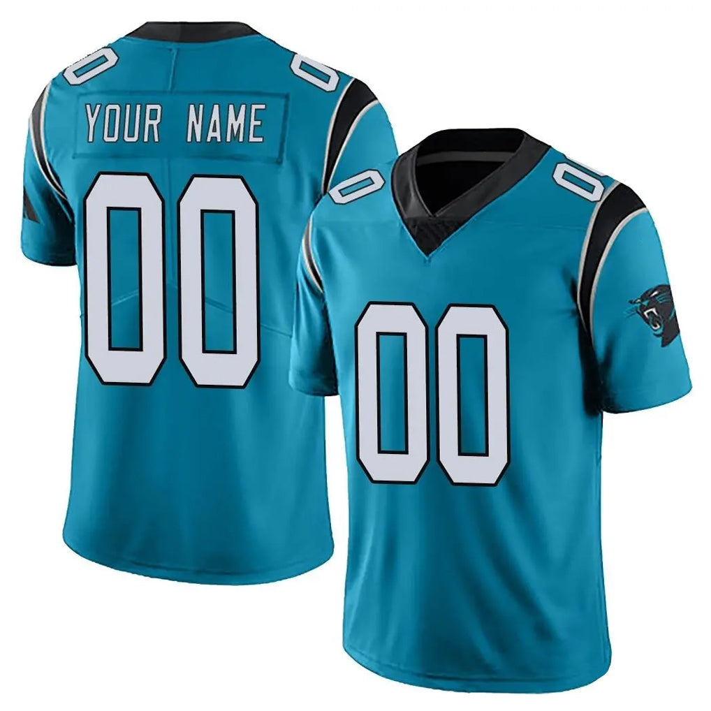 Friene Custom C.Panthers Blue Vapor Untouchable Limited Game Any Name & Numbers Stitched Jerseys