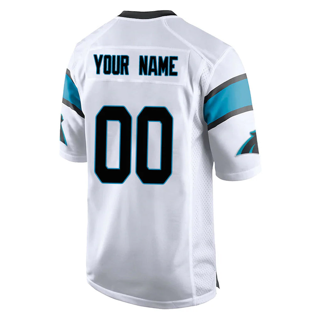 Friene Custom C.Panthers White Game Any Name & Numbers Stitched Jerseys