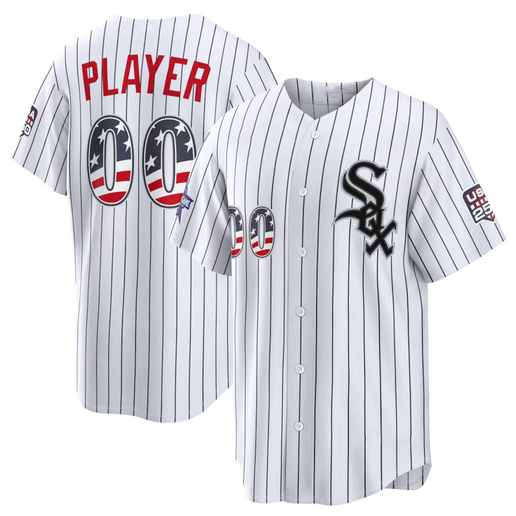 Friene Custom C.Cubs 2026 All-Star Edition Stars & Stripes White Stadium Jerseys