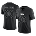 Friene Custom D.Broncos Black Reflective Limited Any Name & Numbers Stitched Jerseys