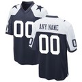 Friene Custom D.Cowboys Navy Alternate Game Jersey Stitched Jerseys
