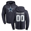 Friene Custom D.Cowboys Navy Pullover Hoodies Limited Any Name & Numbers Stitched Jerseys