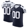 Friene Custom D.Cowboys Navy Vapor F.U.S.E. Elite Stitched Jerseys