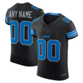 Friene Custom D.Lions Black Alternate Vapor F.U.S.E. Elite Stitched Jerseys