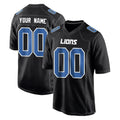 Friene Custom D.Lions Black Fashion Home Game Any Name & Numbers Stitched Jerseys