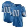Friene Custom D.Lions Blue Home Game Any Name & Numbers Stitched Jerseys