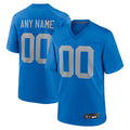 Friene Custom D.Lions Blue Limted Game Alternate Stitched Jerseys