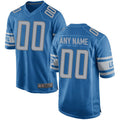 Friene Custom D.Lions Blue Replica Game Stitched Jerseys