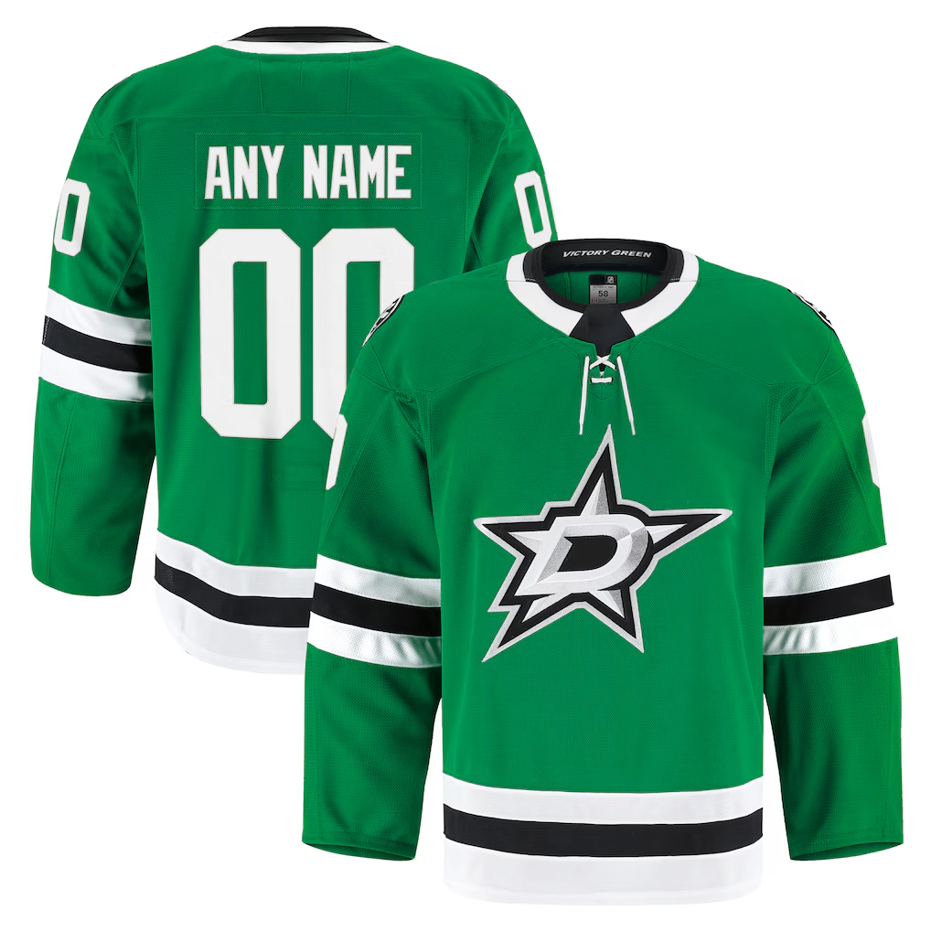 Friene Custom D.Stars Kelly Green Home Authentic Pro Jerseys