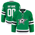 Friene Custom D.Stars Kelly Green Home Authentic Pro Jerseys