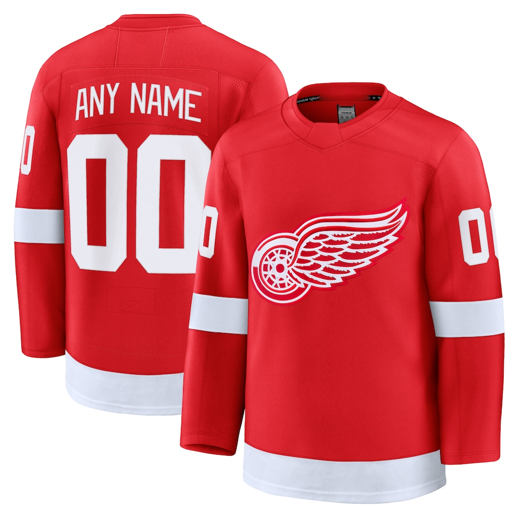 Friene Custom DR.Wings Red Home Premium Jerseys