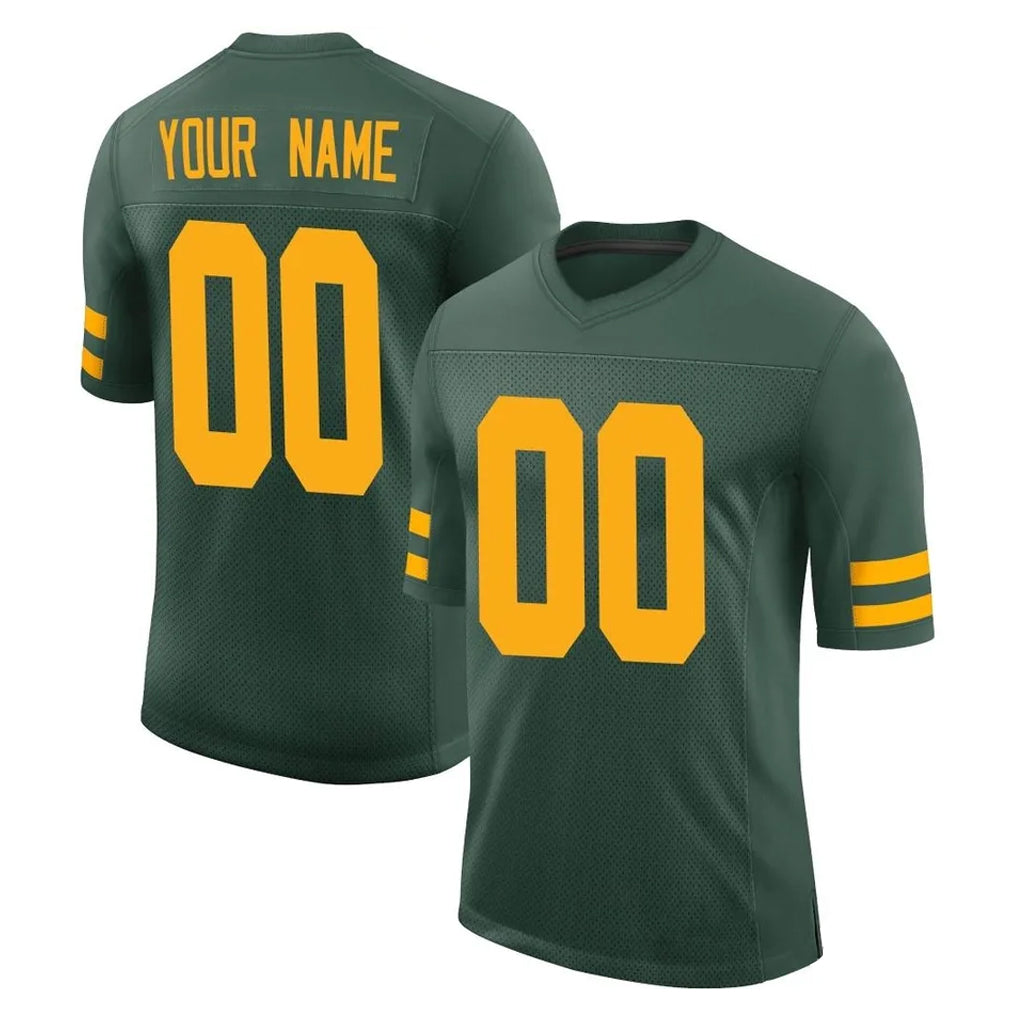 Friene Custom GB.Packers Green Alternate Vapor Home Game Any Name & Numbers Stitched Jerseys
