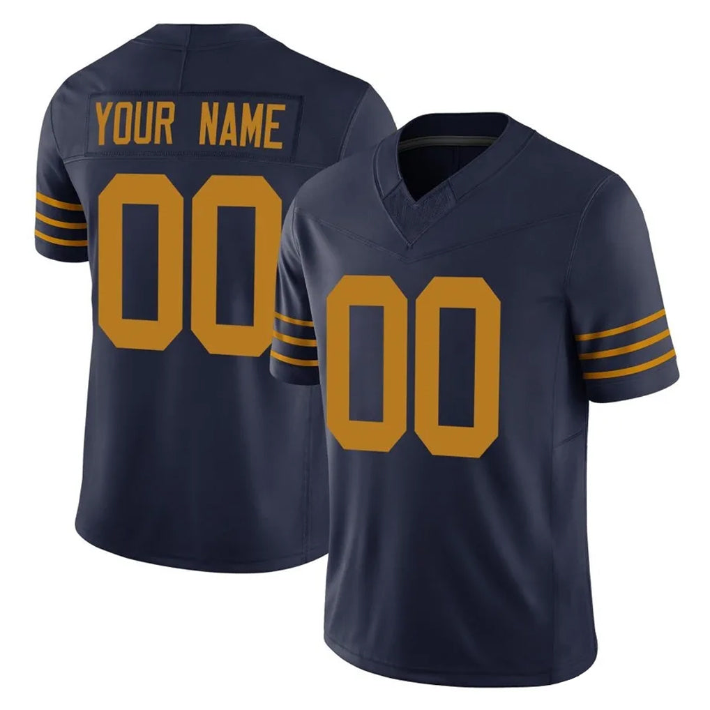 Friene Custom GB.Packers Navy The 1923 Classic Vapor F.U.S.E. Home Game Any Name & Numbers Stitched Jerseys