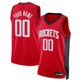 Friene Custom H.Rockets Red Swingman Stitched Jerseys - Icon Edition