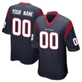 Friene Custom H.Texans Navy Home Game Any Name & Numbers Stitched Jerseys