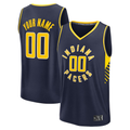 Friene Custom I.Pacers Navy Fast Break Jerseys - Icon Edition