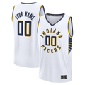 Friene Custom I.Pacers White Fast Break Jerseys - Icon Edition