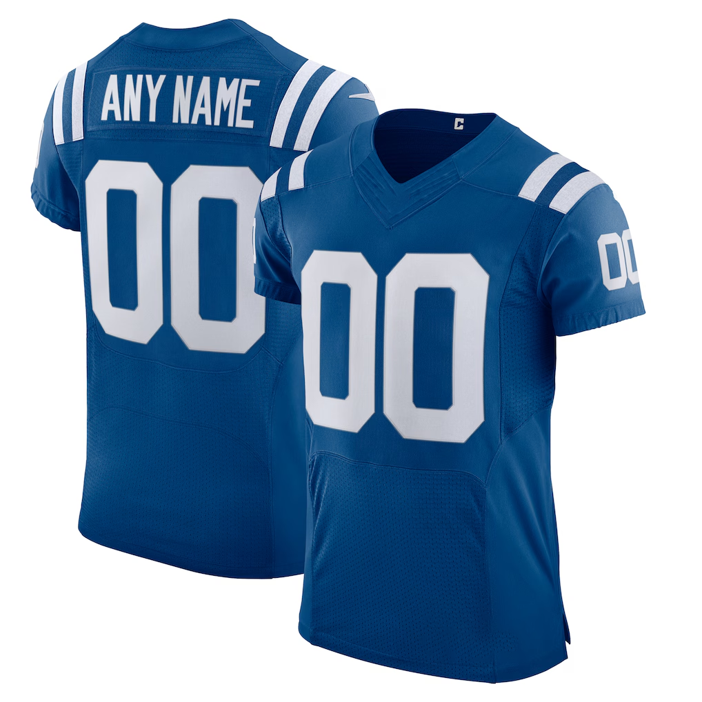 Friene Custom IN.Colts Royal Vapor Elite Stitched Jerseys